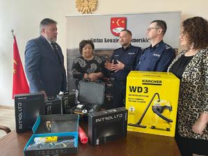 Policjanci z Posterunku Policji w Kowalewie Pomorskim otrzymali nowe urządzenia.