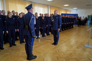 Ślubowanie nowych policjantów