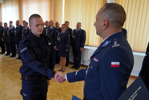 Ślubowanie nowych policjantów