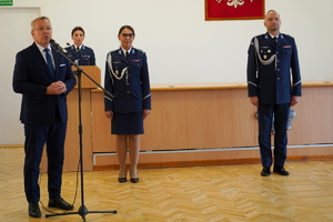 Ślubowanie nowych policjantów