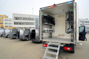 Uroczyste przekazanie pojazdów służbowych