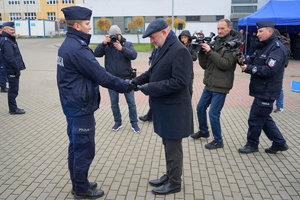 Uroczyste przekazanie pojazdów służbowych