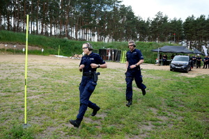 Policjanci podczas Turnieju Par Patrolowych
