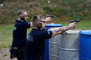 Policjanci podczas Turnieju Par Patrolowych