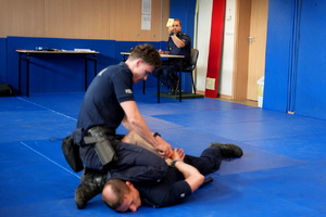 Policjanci podczas Turnieju Par Patrolowych