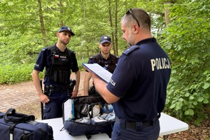 Policjanci podczas Turnieju Par Patrolowych