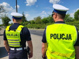 Policjanci z ruchu drogowego