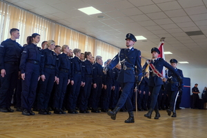 Ślubowanie nowych policjantów