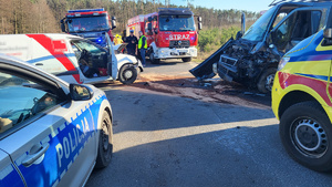 wypadek Leśno