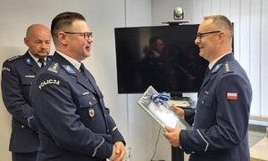 Inspektor Maciej Zdunowski składa gratulacje i życzenia