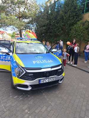 Policjanci na pikniku