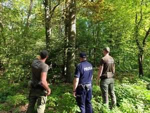 policjant i leśnik