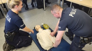 policjanci na szkoleniu