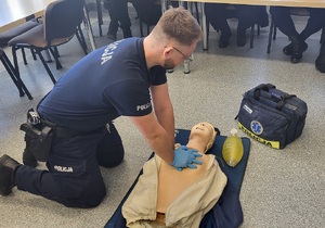 policjanci na szkoleniu
