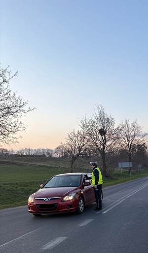 policjanci w trakcie działań