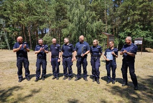 policjanci na zawodach