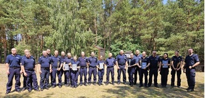 policjanci na zawodach